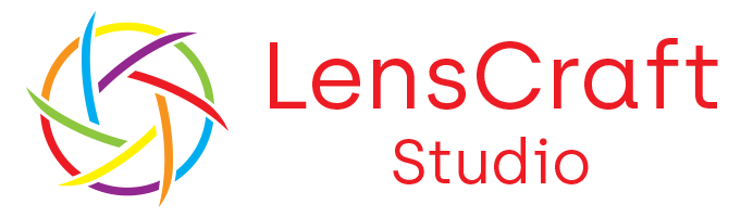 Lens Craft Studio Logo - Professional Photography Services